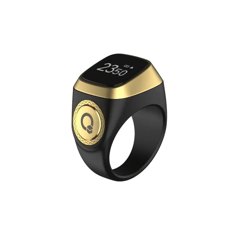 Digital Zikr Ring – Smart Dhikr Counter with Prayer Time Alerts